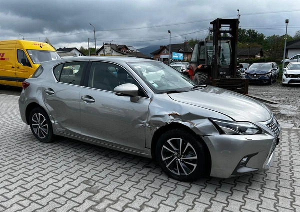 Lexus CT cena 63000 przebieg: 78360, rok produkcji 2019 z Tyszowce małe 277